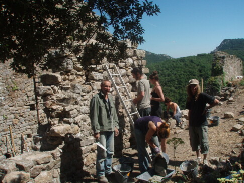 Chantier des bénévoles REMPART 2009 a Termes